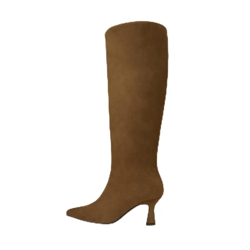 LODI Ginebro bottes cuir marron talon stable