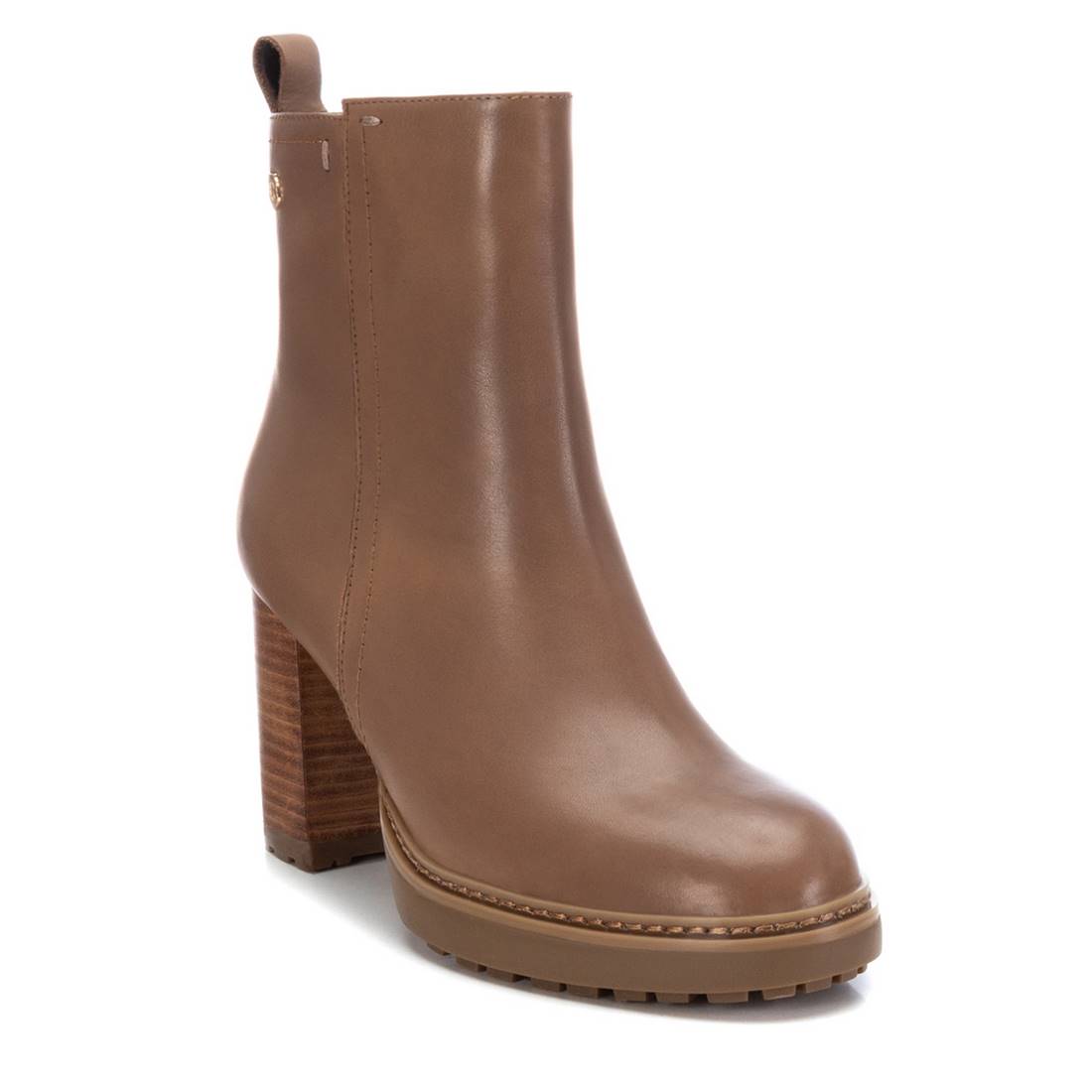 Carmela 16124102 bottine marron cuir talon 8 cm