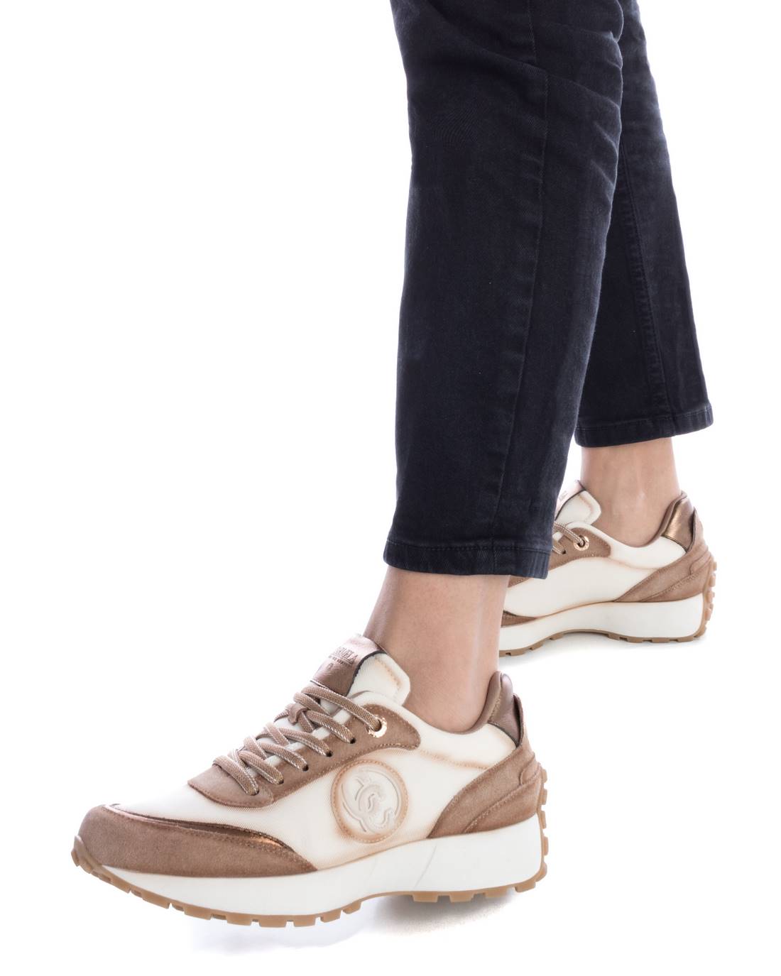Carmela 16117402 baskets cuir marron lacets