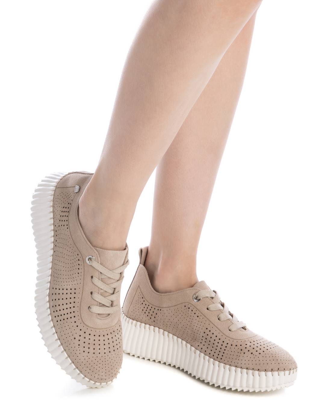 Carmela 16232503 mocassins femme beige cuir