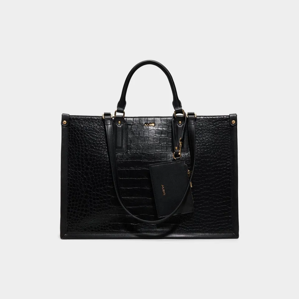 ALDO Cariema sac ordinateur noir grainé