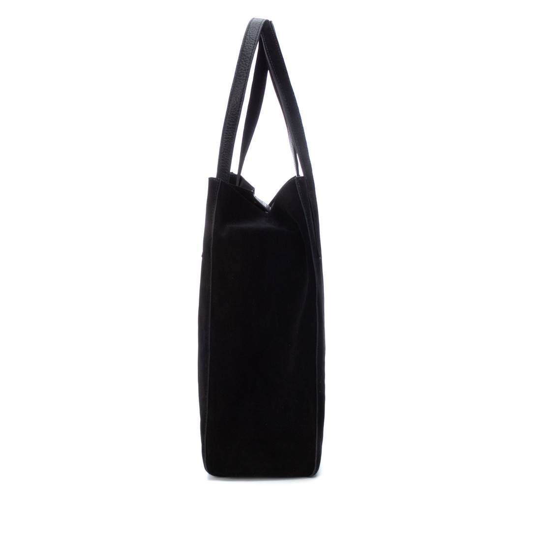 Carmela 186022 18602201 sac shopper suède noir 37 cm