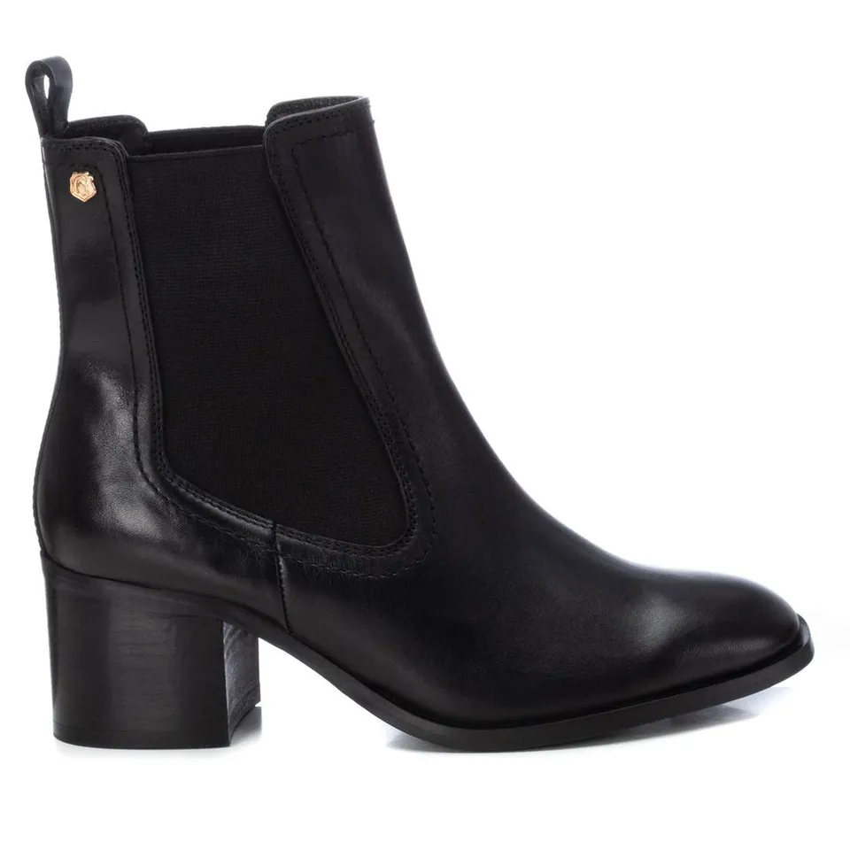 Carmela 16177201 bottines femme noir cuir talon 5 cm