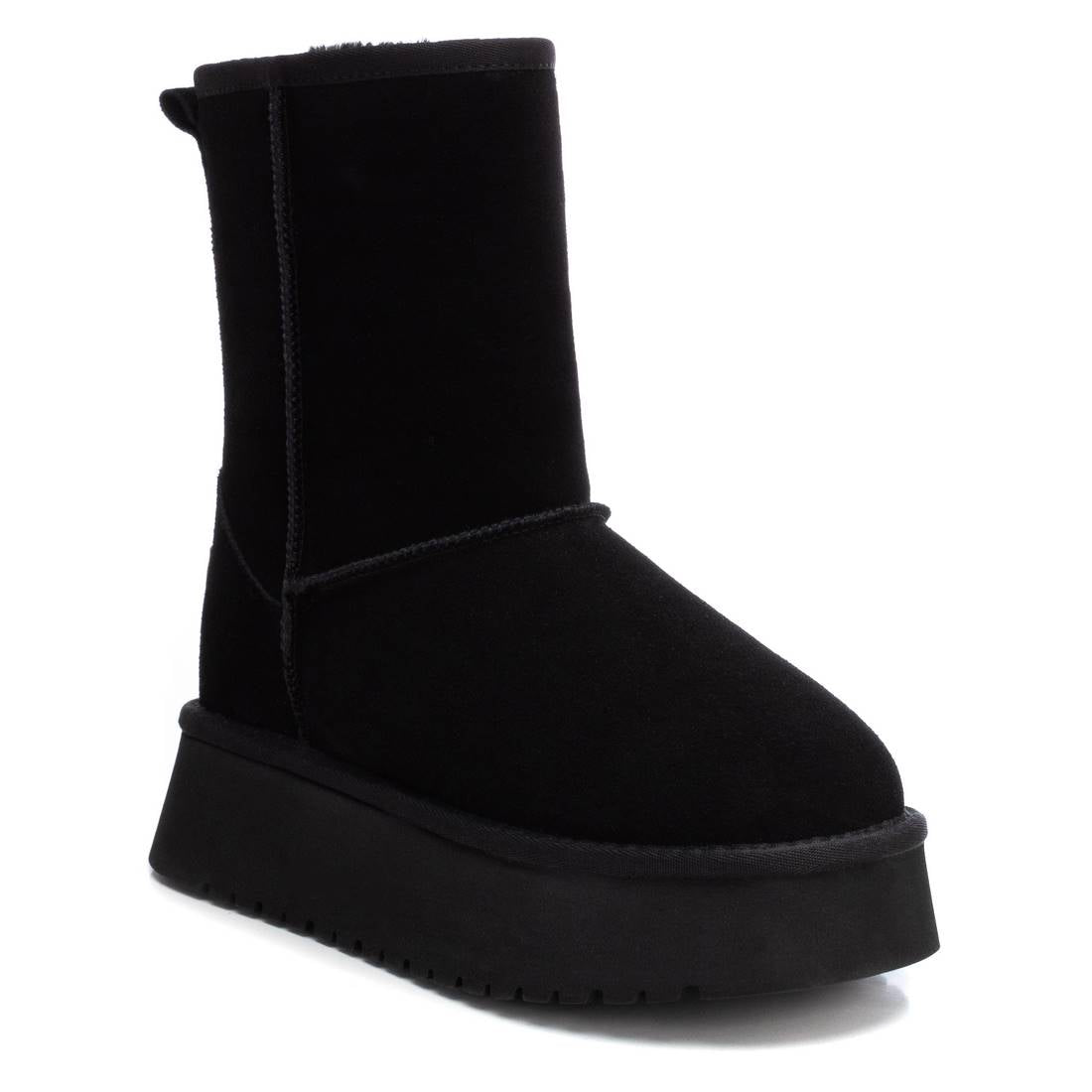 Carmela 16200602 boots cuir fourrée noire chaude