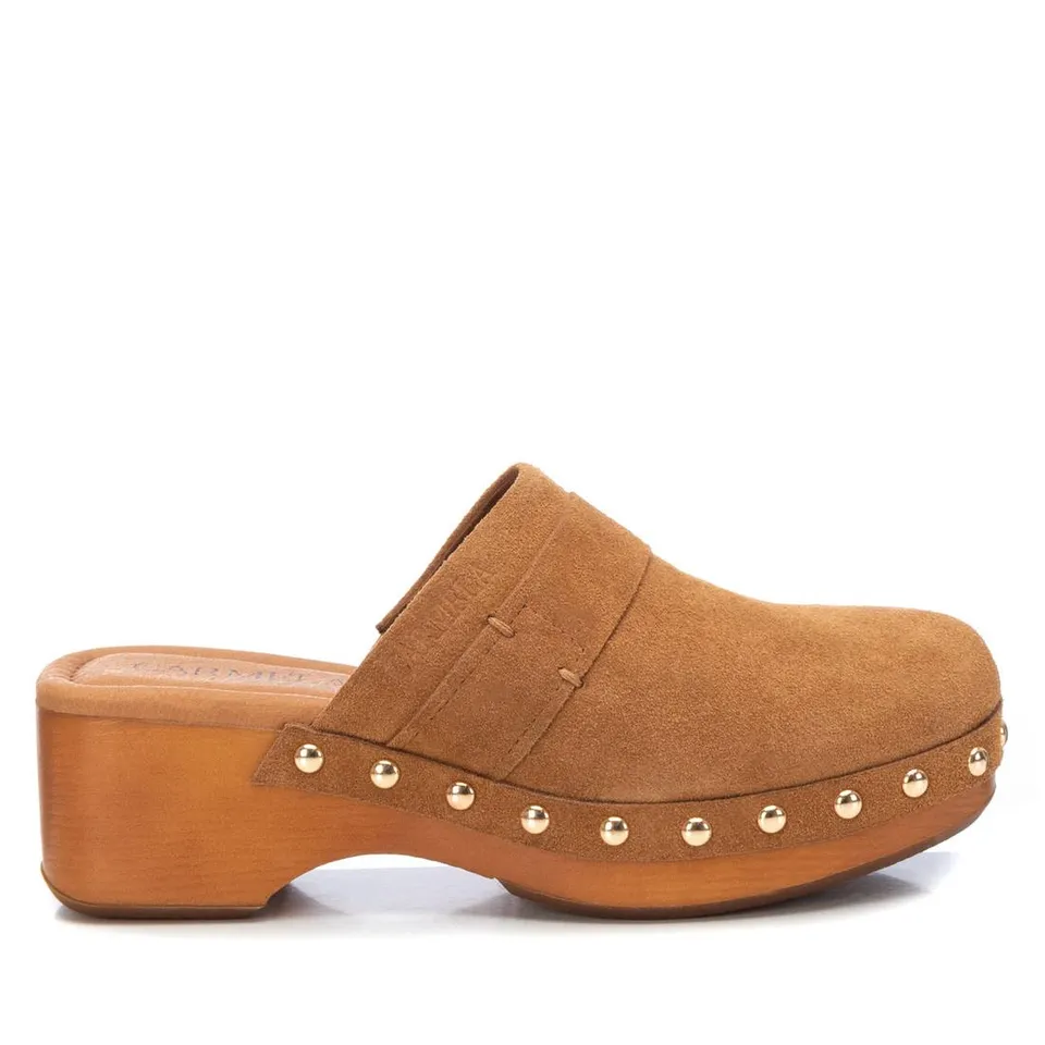 Carmela 16045207 sabot femme marron cuir 5 cm