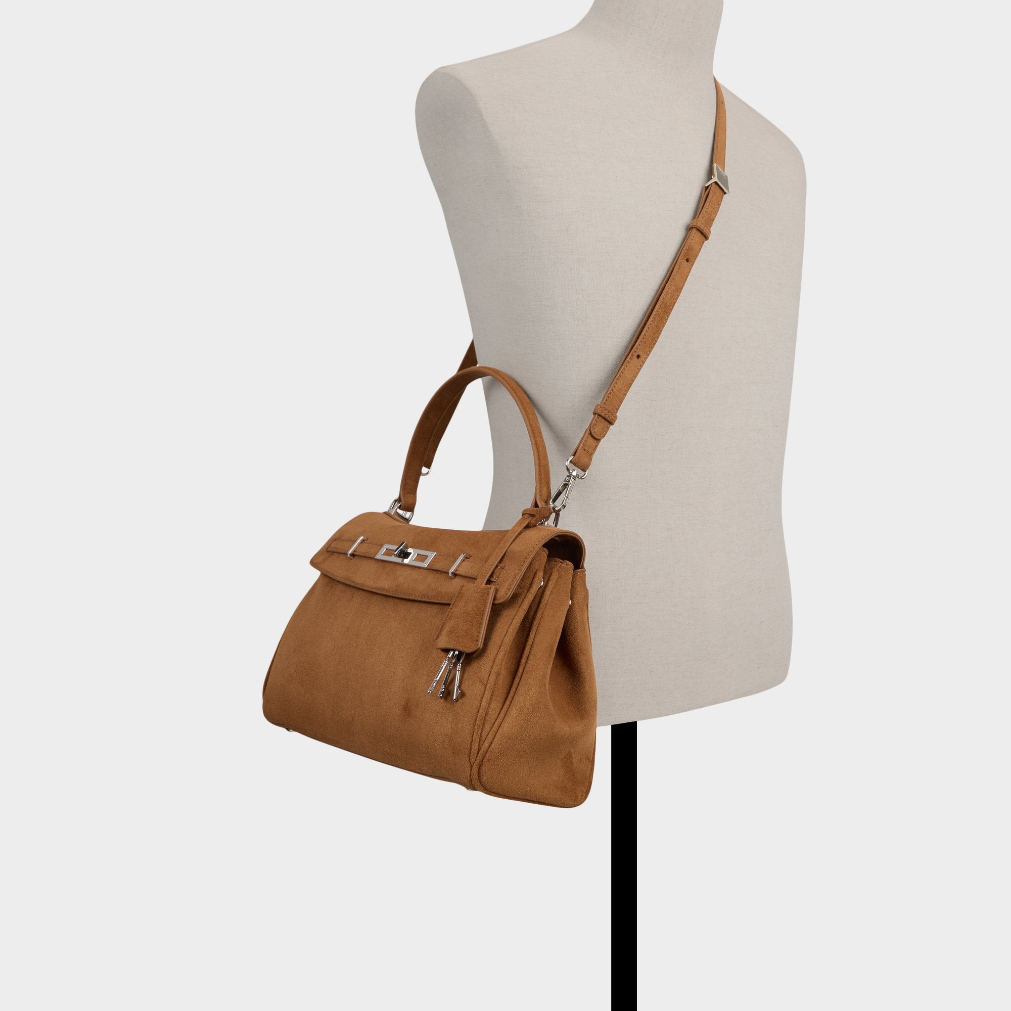 Aldo Katieaax sac à main camel bureau suédine