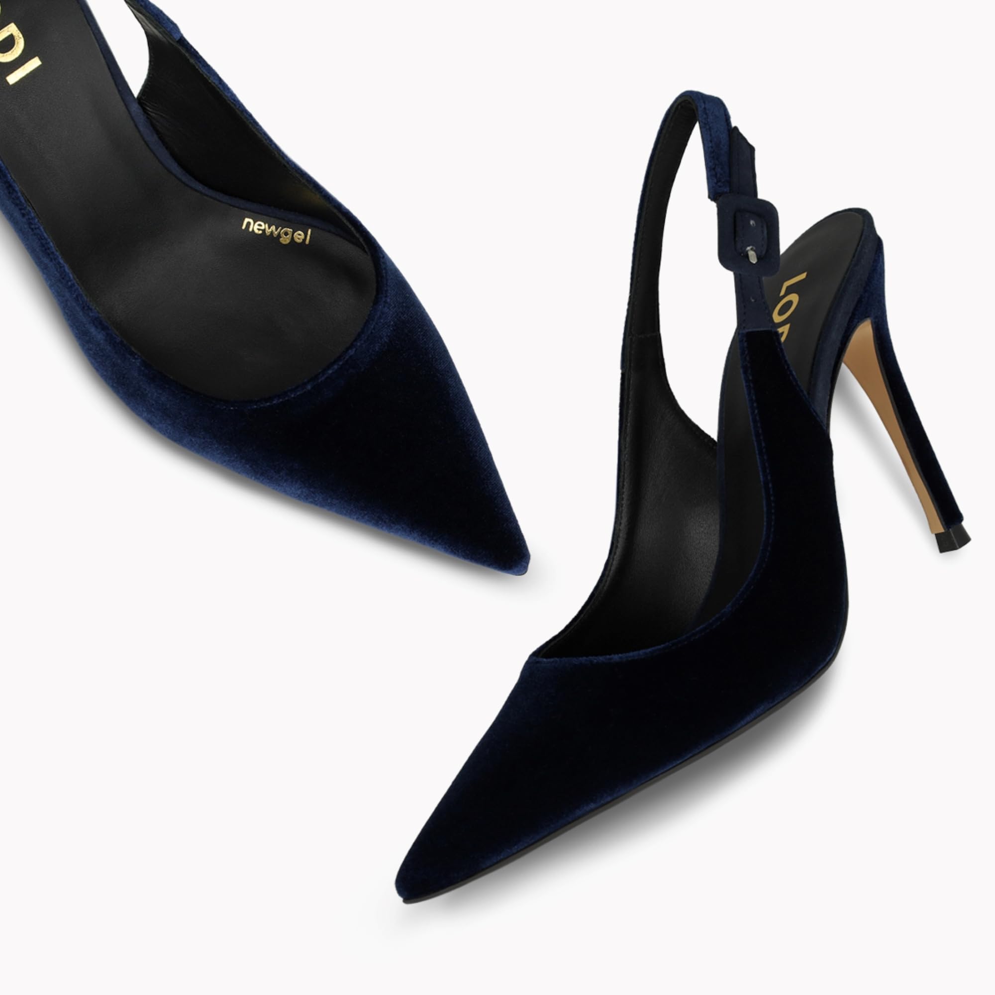 LODI ZILANDER-T escarpins bleus cuir