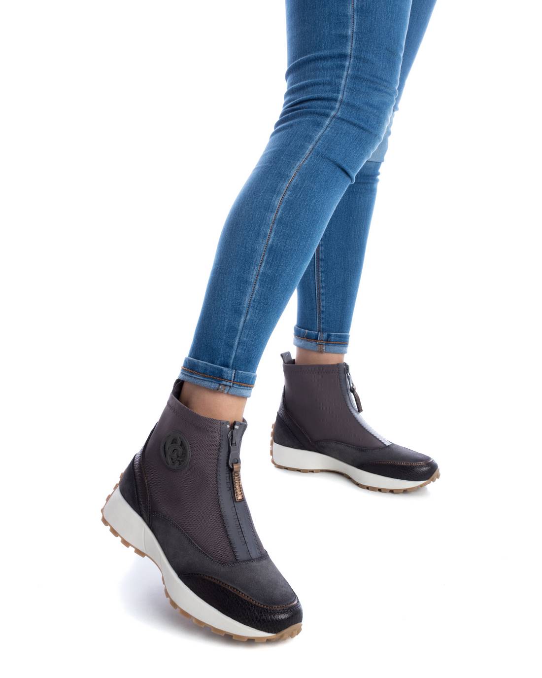 Carmela 16120401 bottines sneakers textile gris