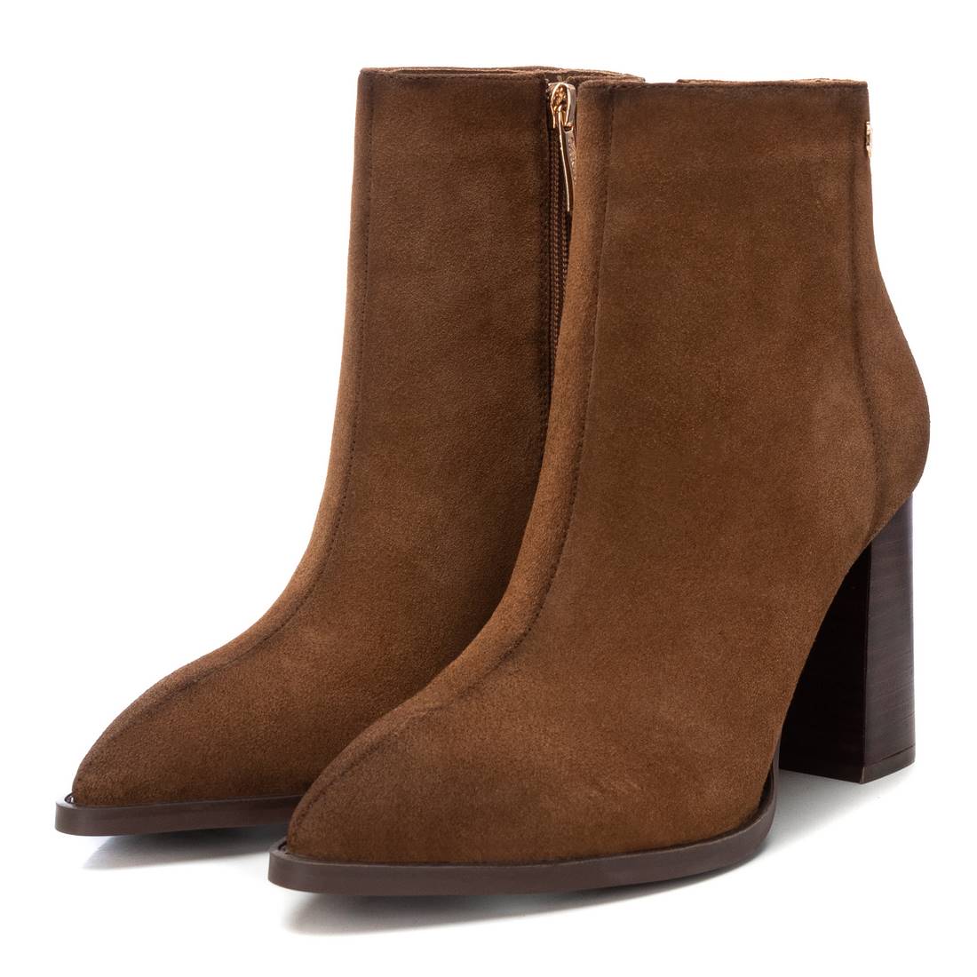 Carmela 16091802 bottine femme cuir marron talon 9 cm