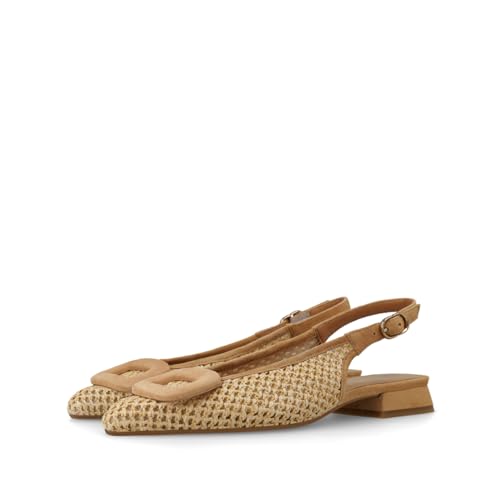 LODI BRO5260 ballerines beiges cuir véritable