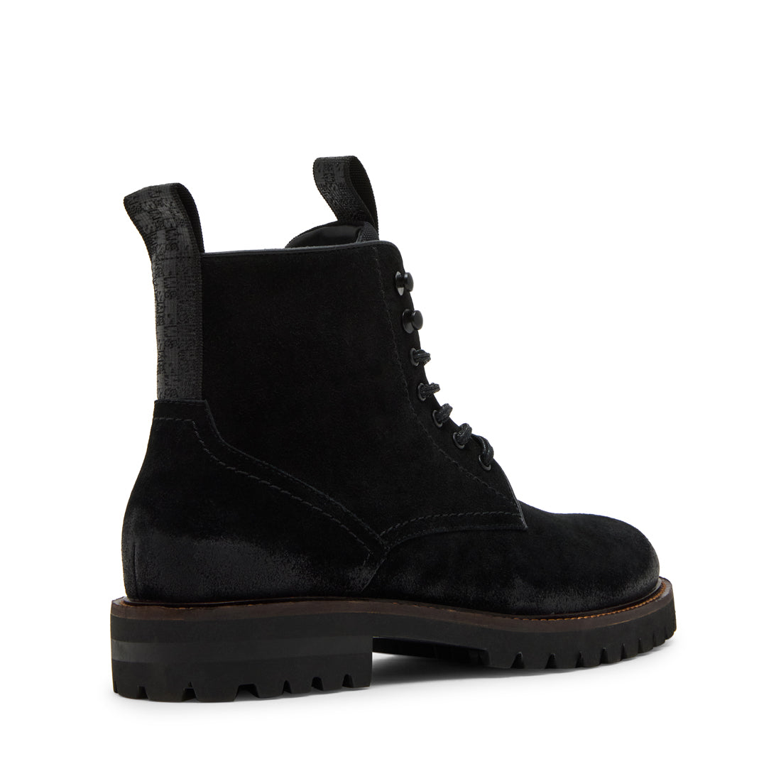 Steve Madden Montana Boots Homme Noir Daim Lacets