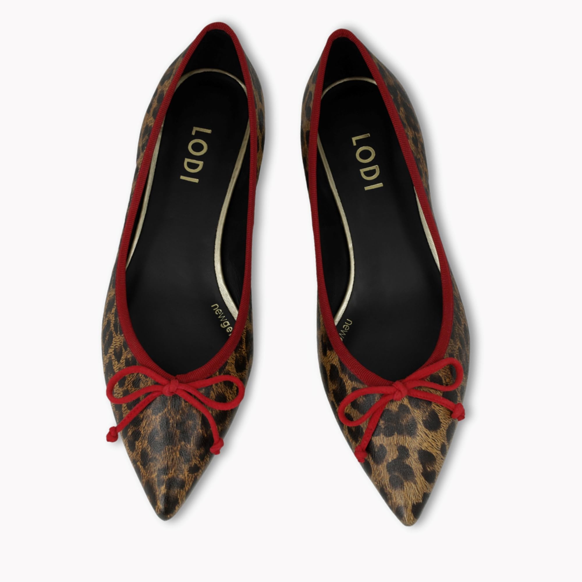 LODI Amelia ballerines animal print cuir