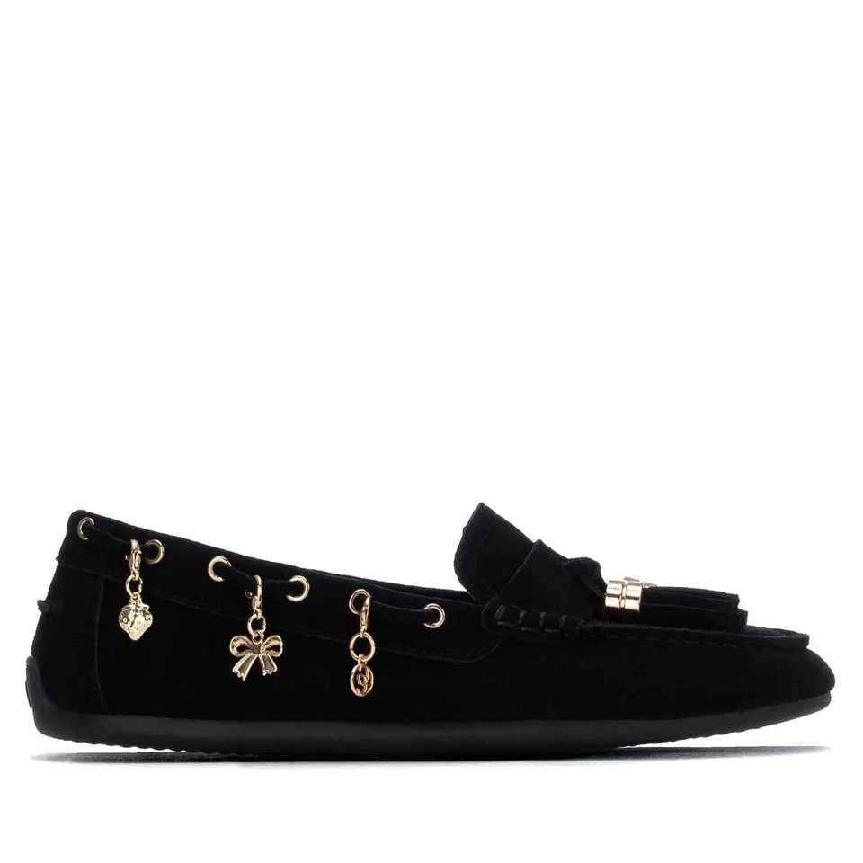 Carmela 16414703 mocassin femme noir cuir souple