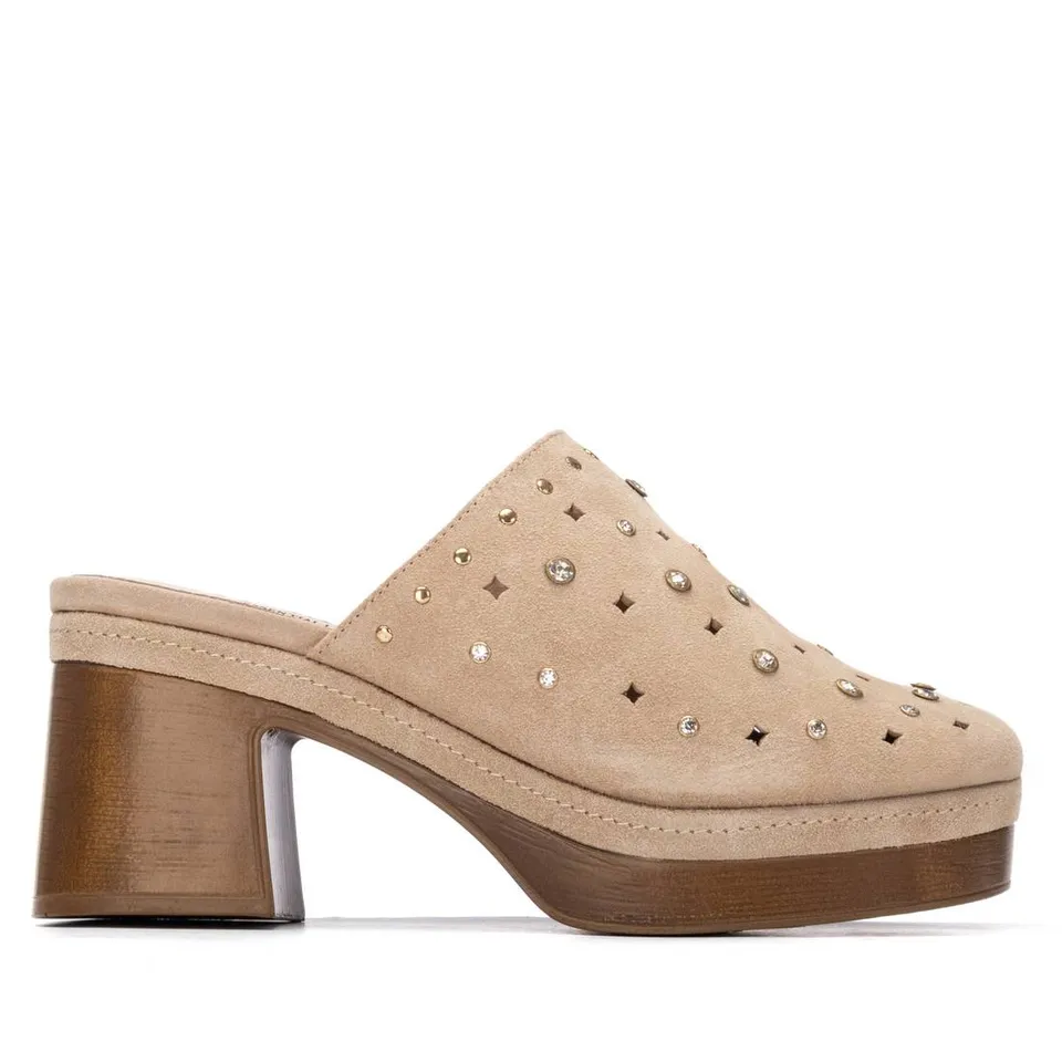 Carmela 16325602 sabot beige talon 8 cm serraje