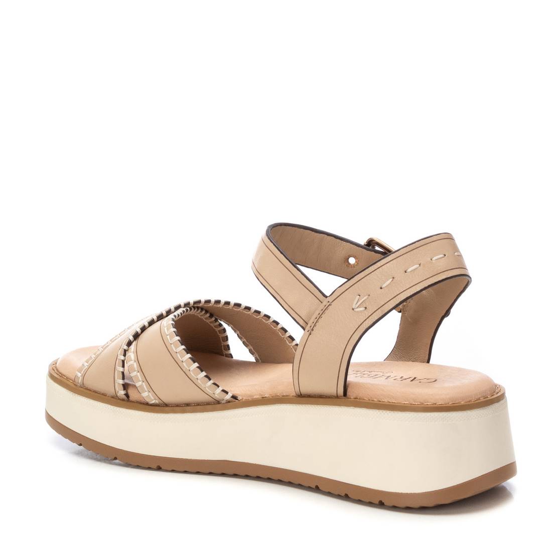 Carmela 16224502 sandale cuir marron talon 5 cm