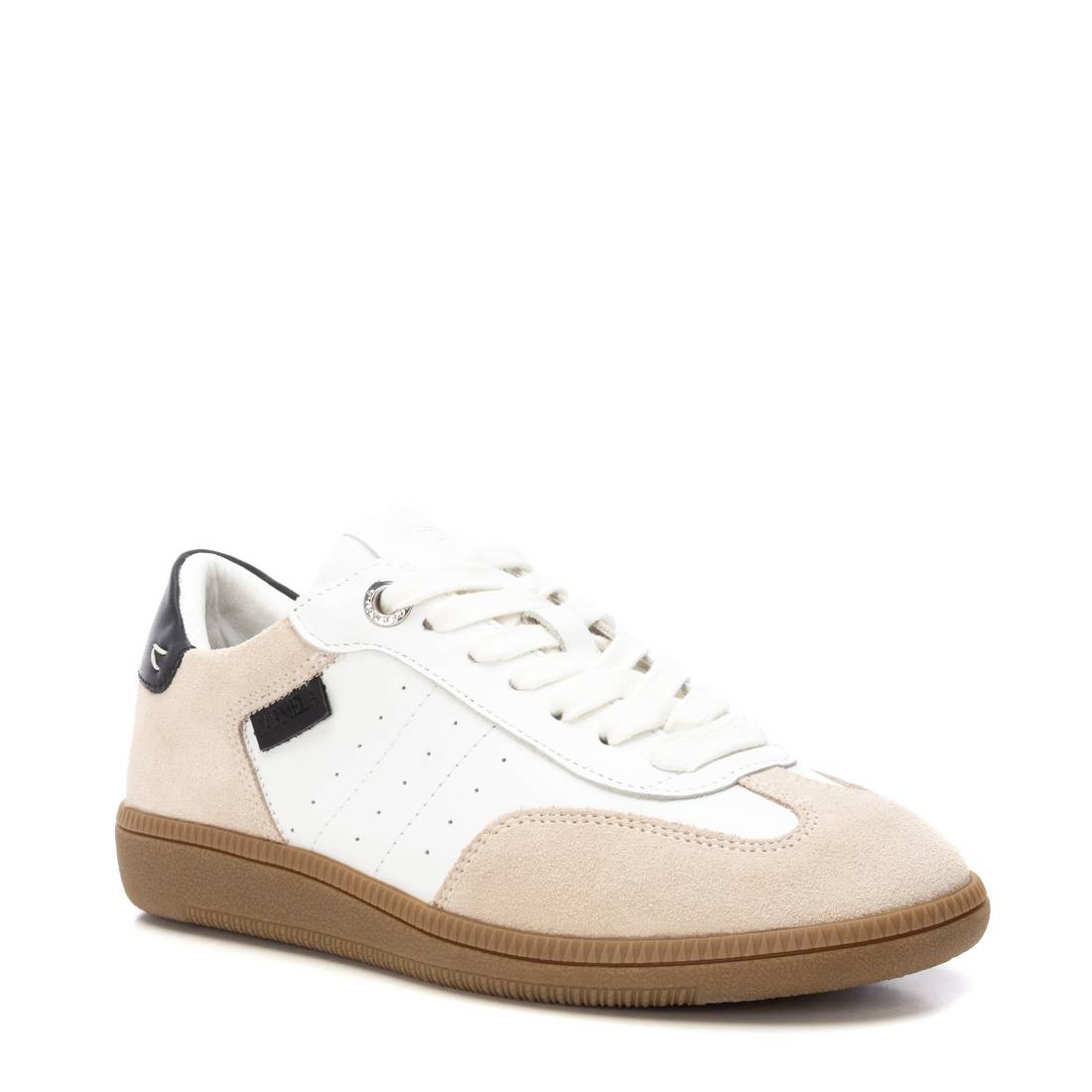Carmela 16229202 tennis femme blanc cuir à lacets