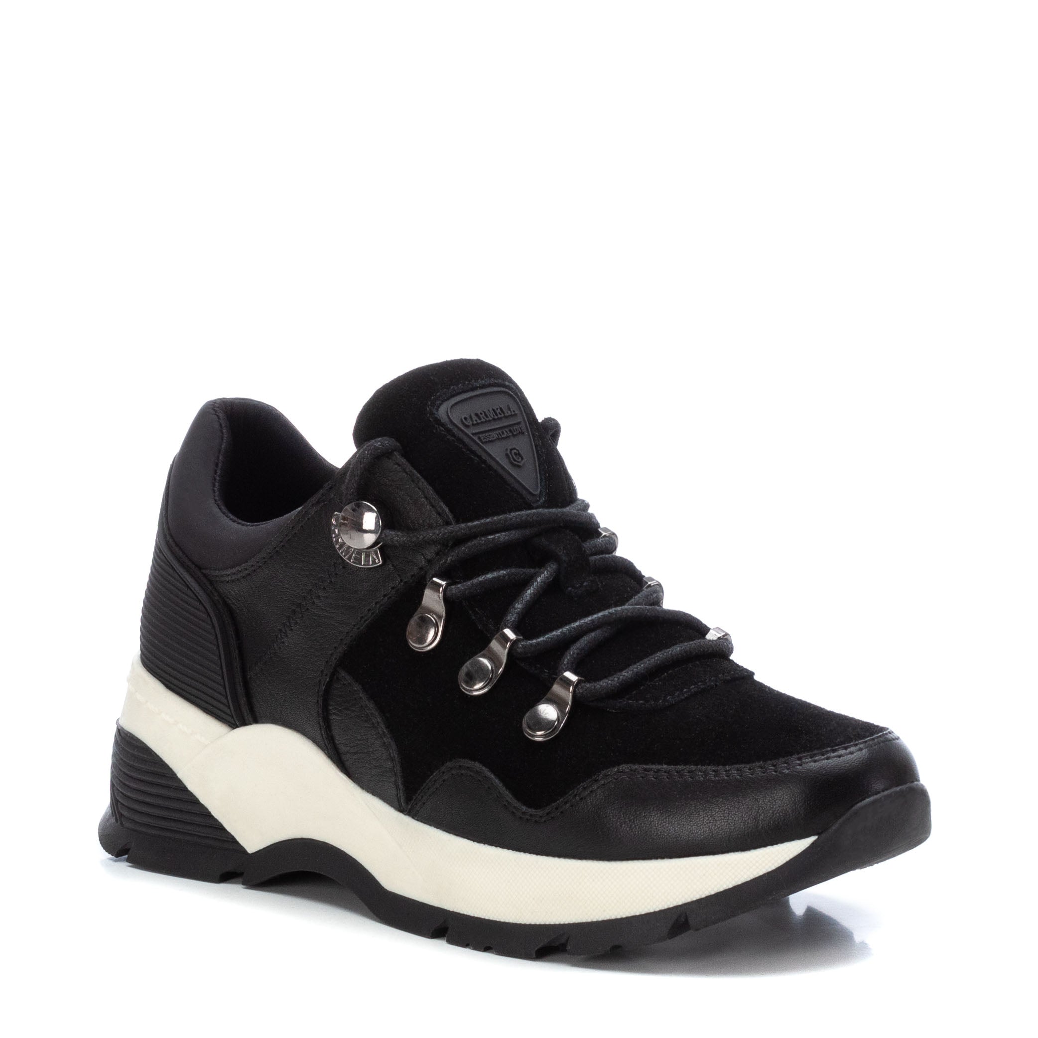 Carmela 16015501 sneakers femme noires semelle 5 cm