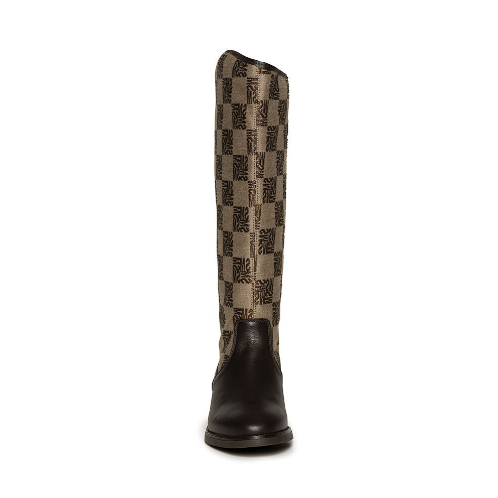 Steve Madden Vlora bottes hautes daim marron multi