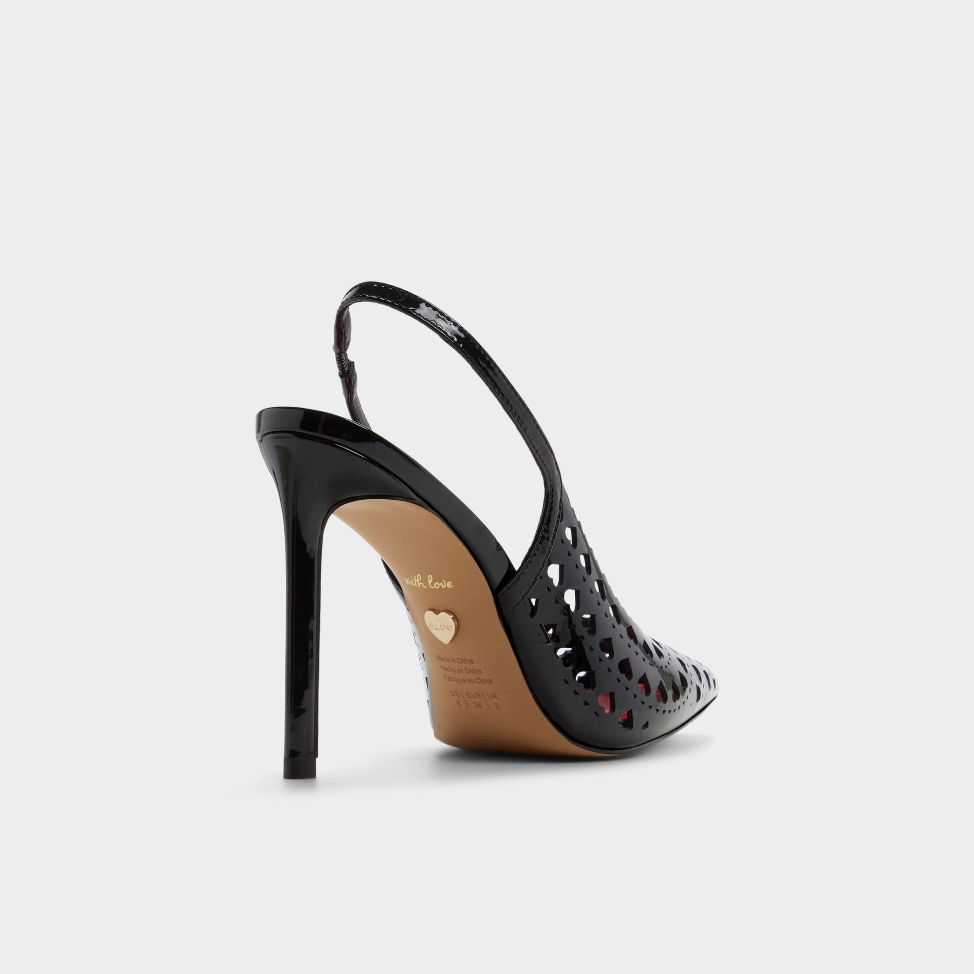 Aldo Lovesling escarpins noirs à bride arrière