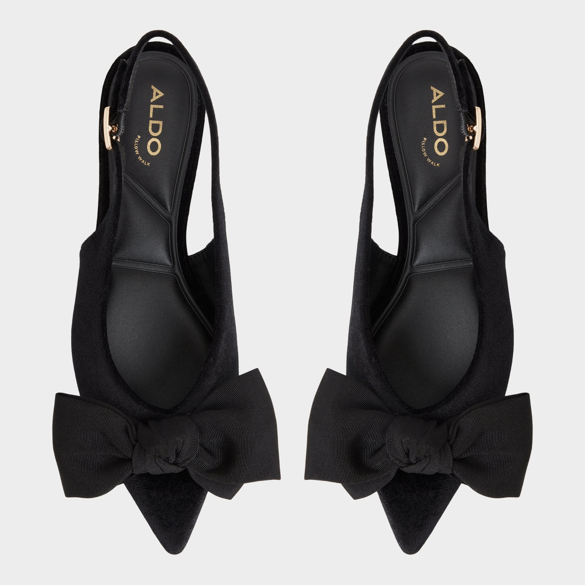 ALDO Festive escarpins nœud suède slingback