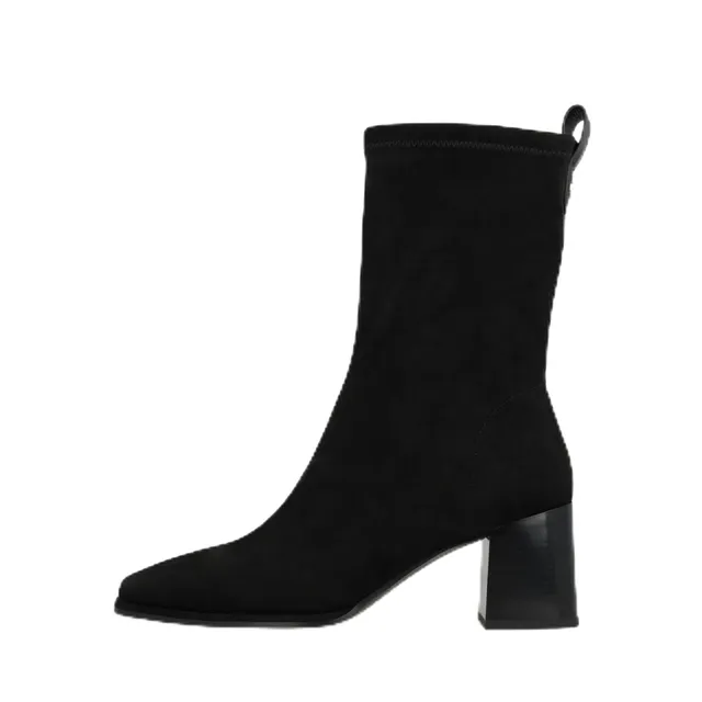 Lodi A-HEKA bottines noires daim véritable