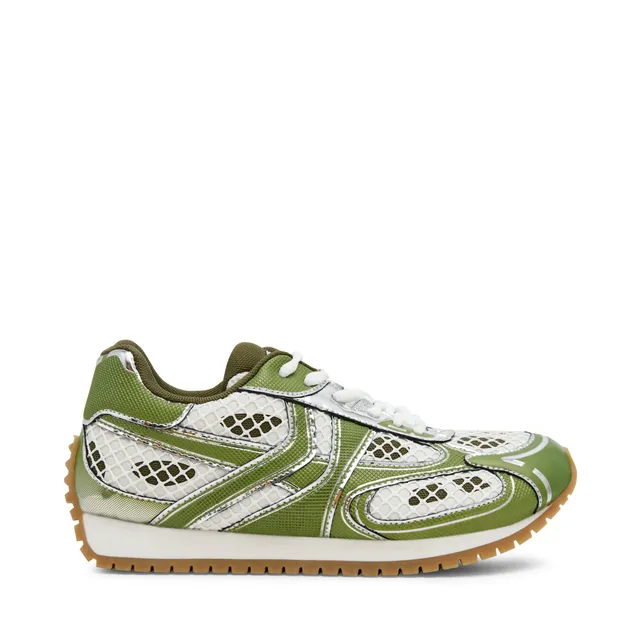 Steve Madden Pager baskets femme vert multi tissu