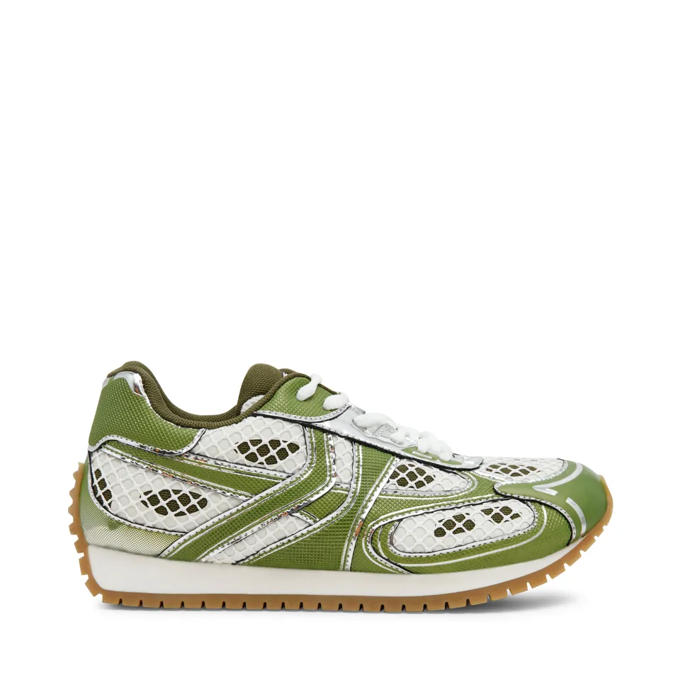 Steve Madden Pager baskets femme vert multi tissu