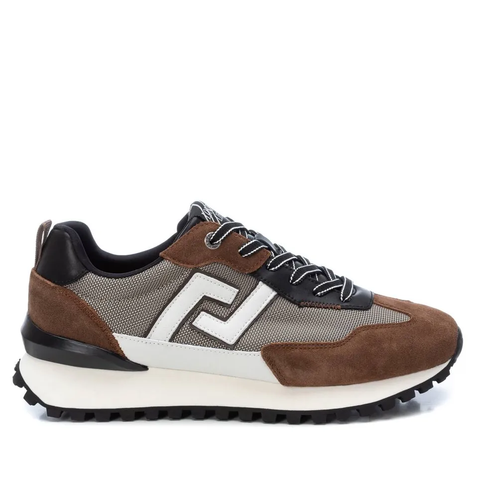 Carmela 16103601 basket cuir marron homme lacets