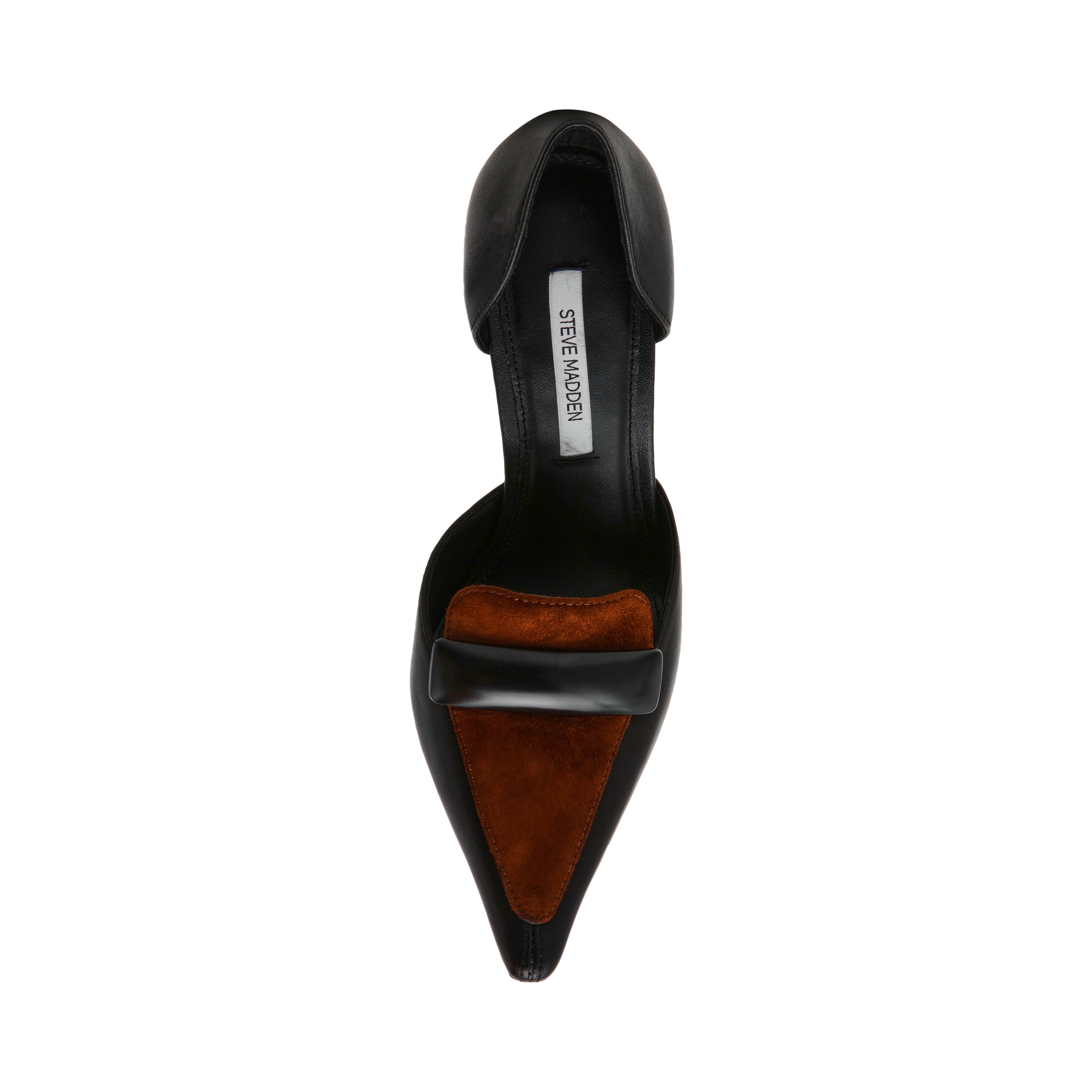 Steve Madden Delphini escarpins cuir noir talon 9,7 cm