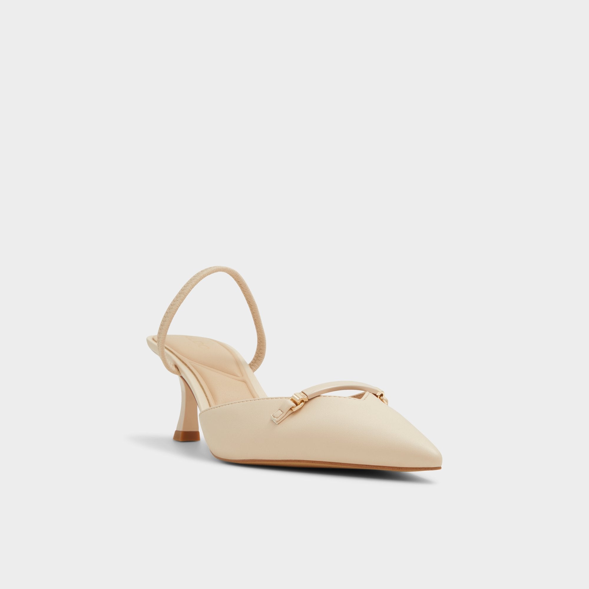 Aldo Nailah mules escarpins beige petit talon