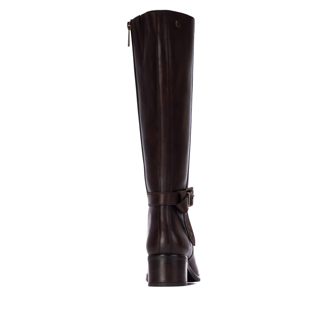 Carmela 16416402 bottes cuir marron talon bas