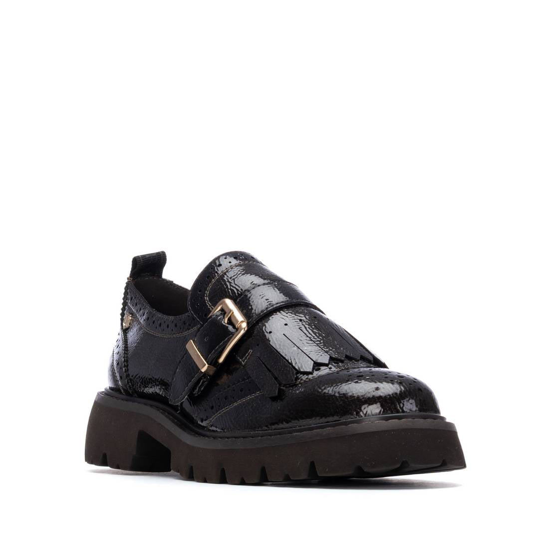 Carmela 16259402 mocassin femme gris verni talon