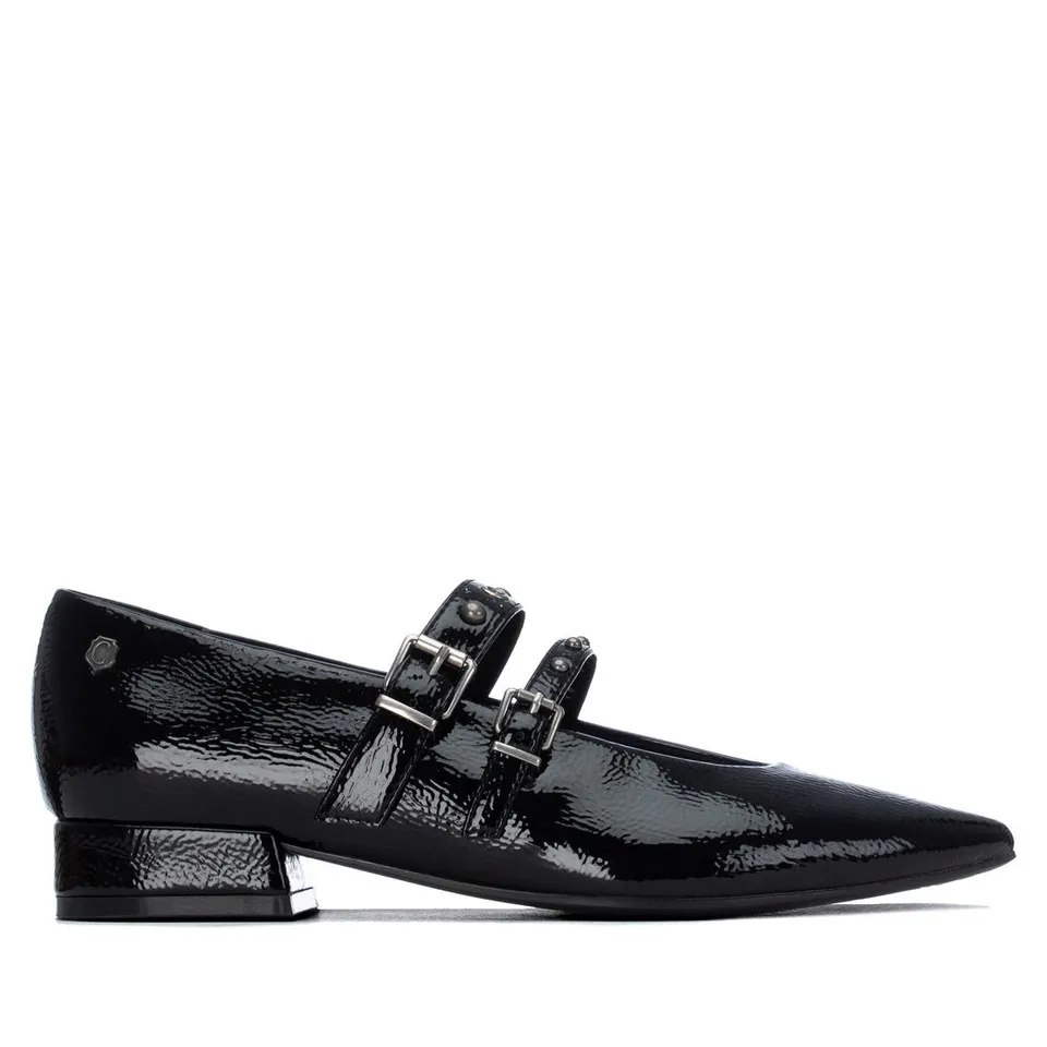Carmela 16429801 ballerine femme noire vernie