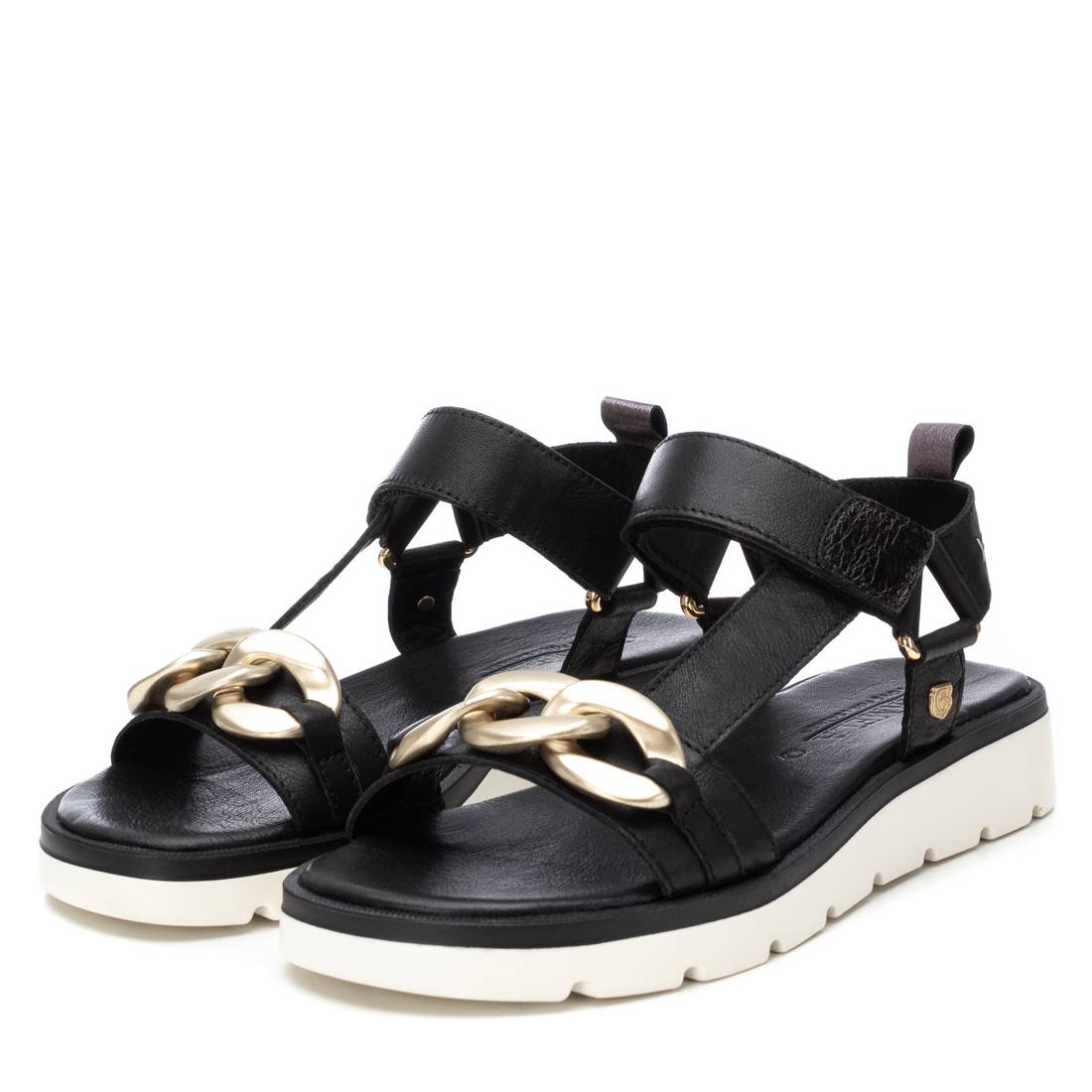 Carmela 16156203 sandale cuir noir bride T