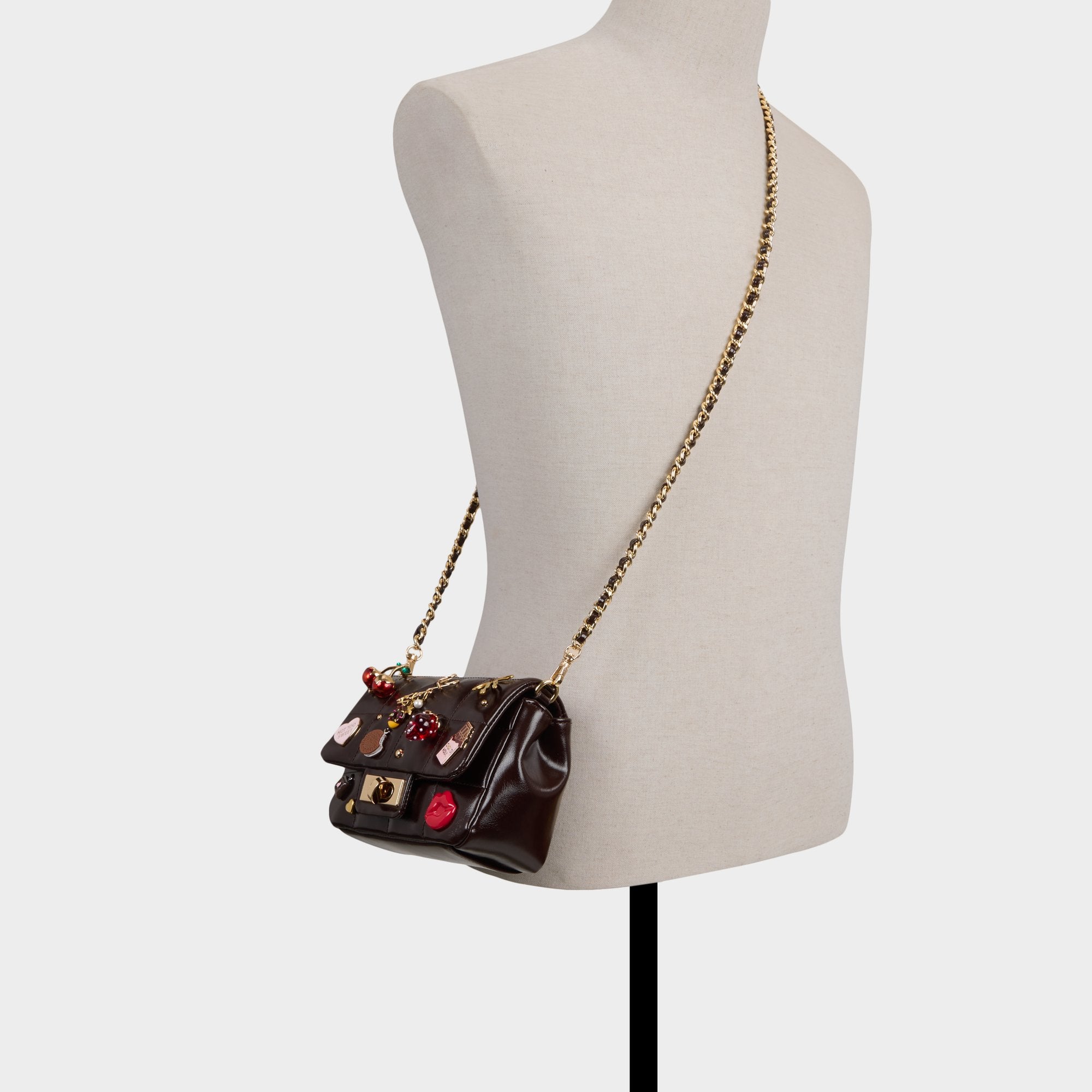 ALDO Bellatreatt sac bandoulière cuir marron