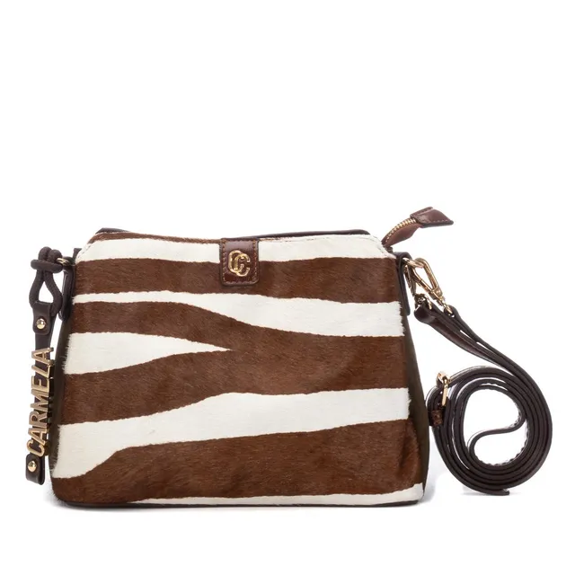 Carmela 18625003 sac bandoulière kaki imprimé animal