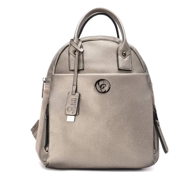 Carmela 18616403 sac à dos femme gris 33 cm simili
