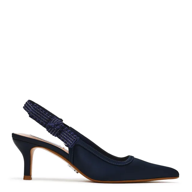 Steve Madden Ensemble escarpins satin marine talon 7 cm