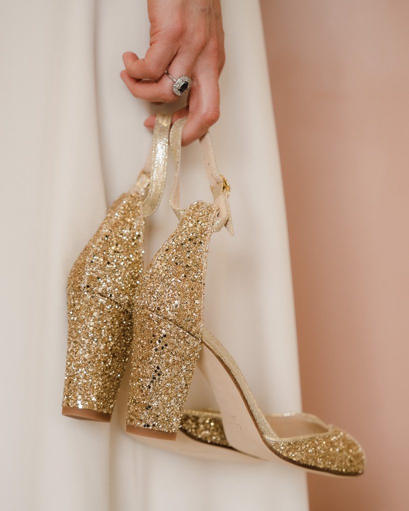 Dessine Moi Un Soulier Charlotte sandale glitter champagne