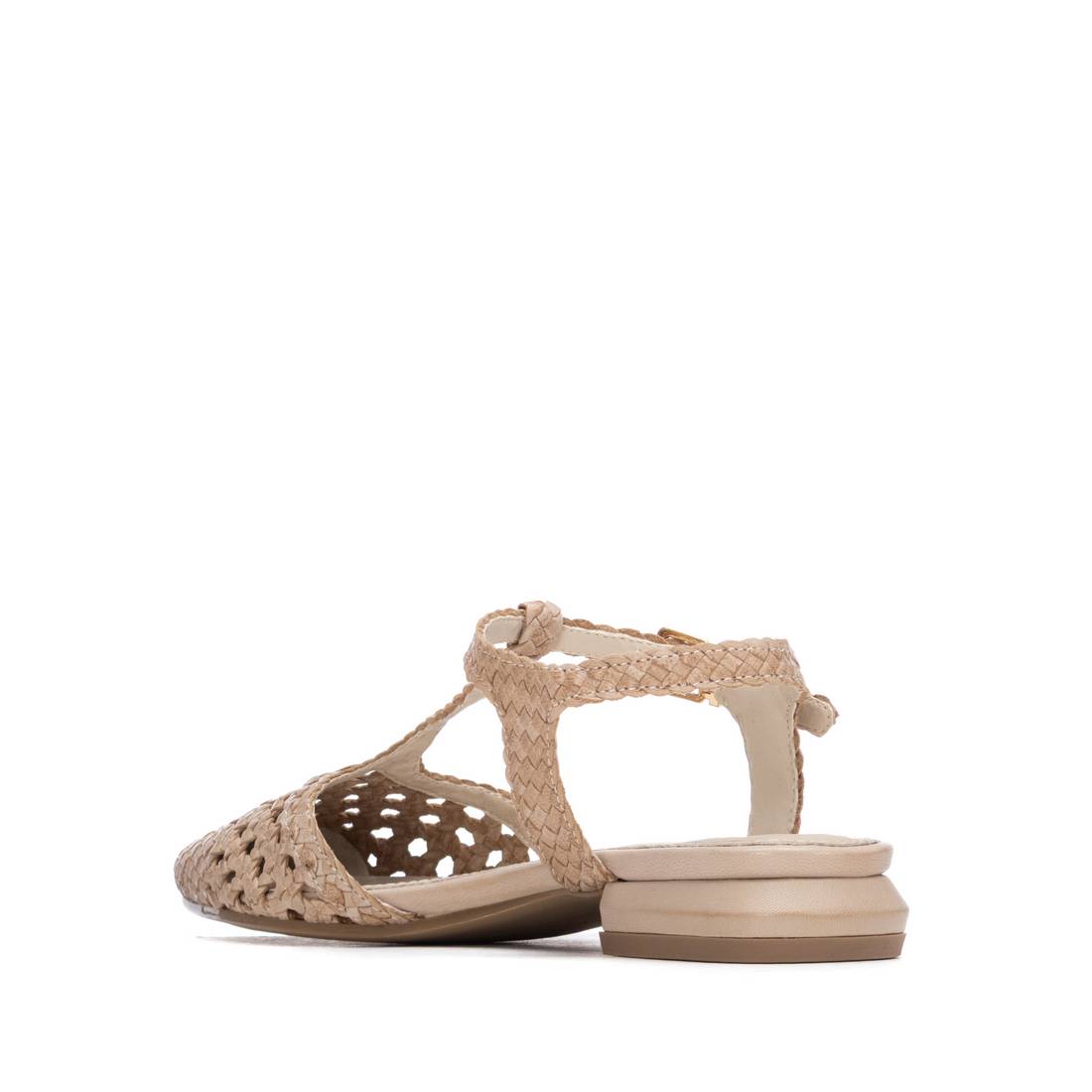 Carmela 16313202 sandale cuir beige petit talon