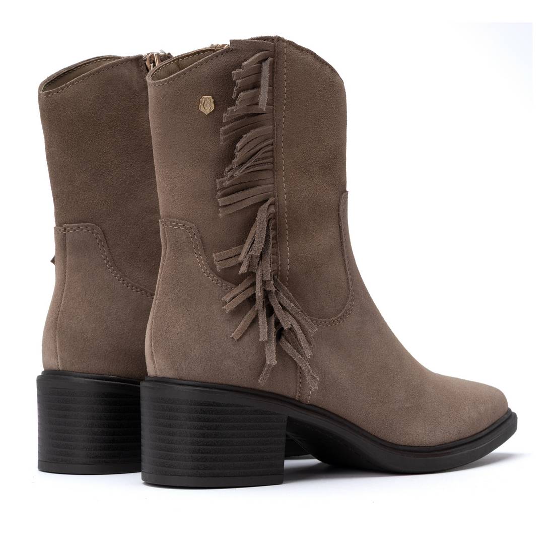 Carmela 16425203 bottine cuir franges marron