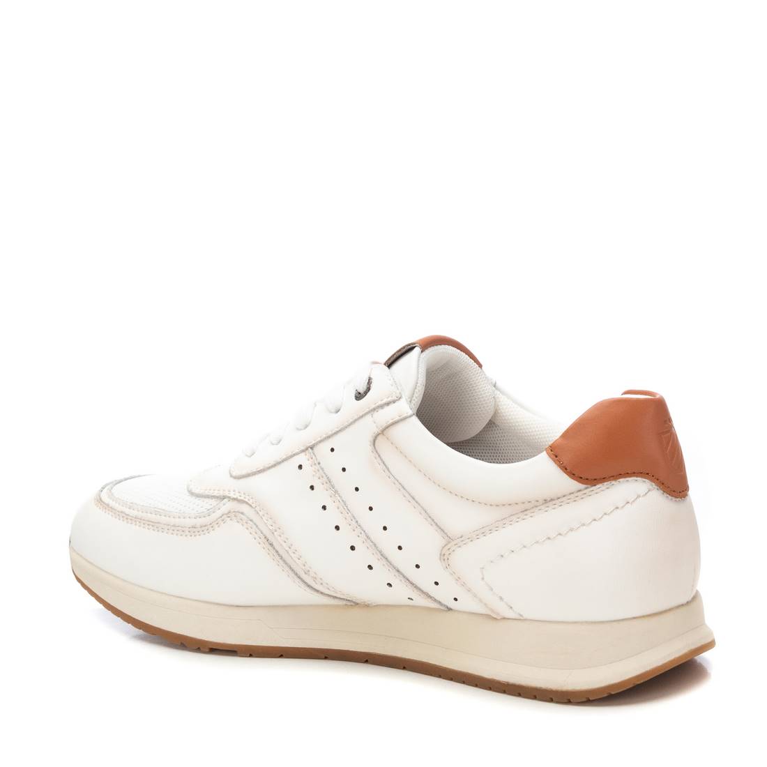 Carmela 16214701 basket homme cuir blanc lacets