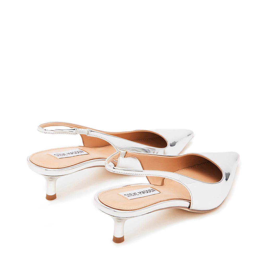 Steve Madden Kari mules argent petit talon 4,5 cm