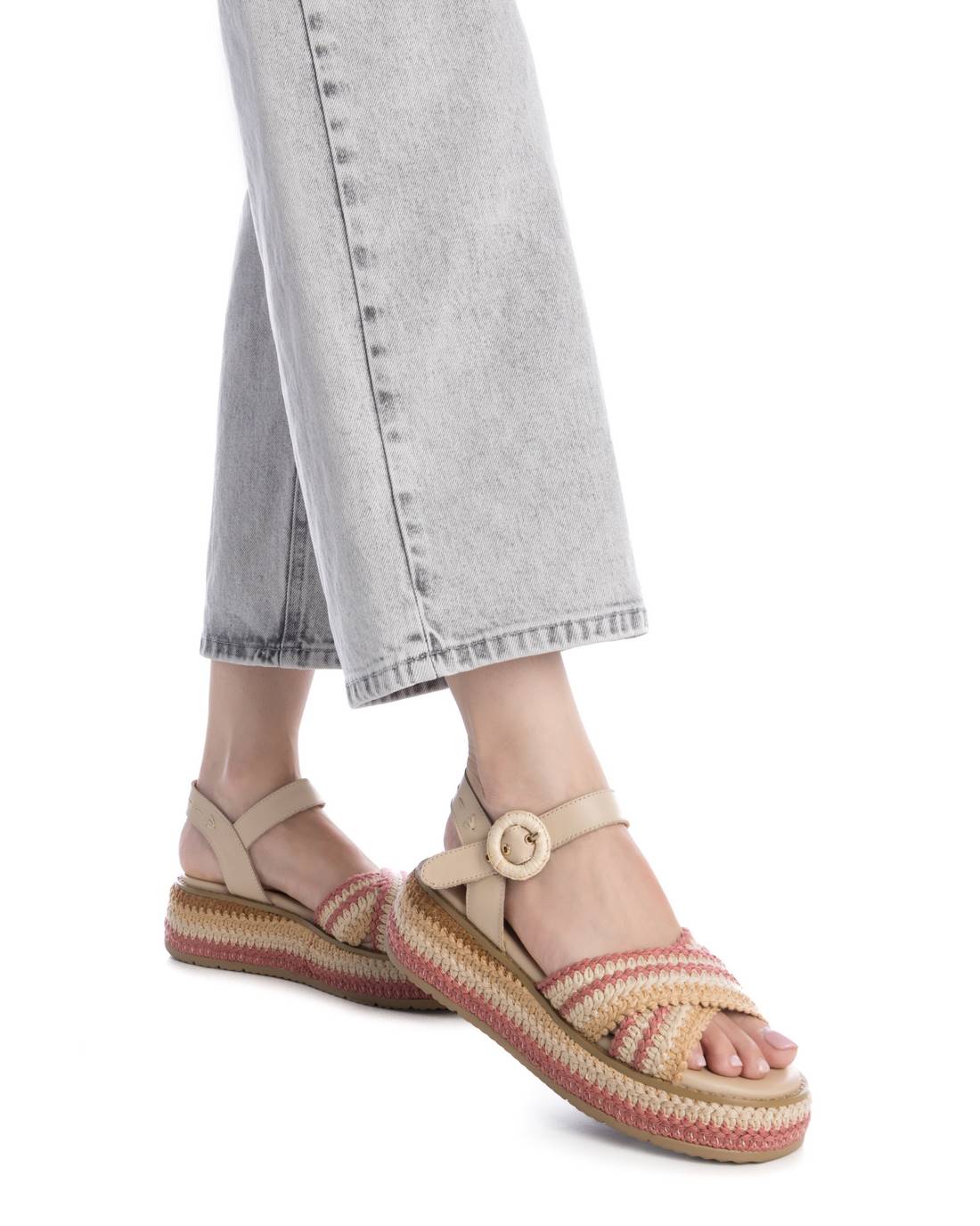 Carmela 16235602 sandales beige compensées 5 cm
