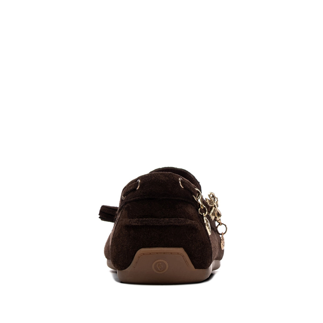 Carmela 16414702 mocassin cuir marron suède