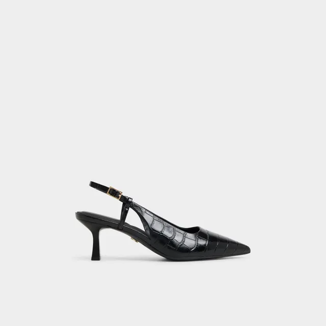 ALDO Adan escarpins noirs petit talon