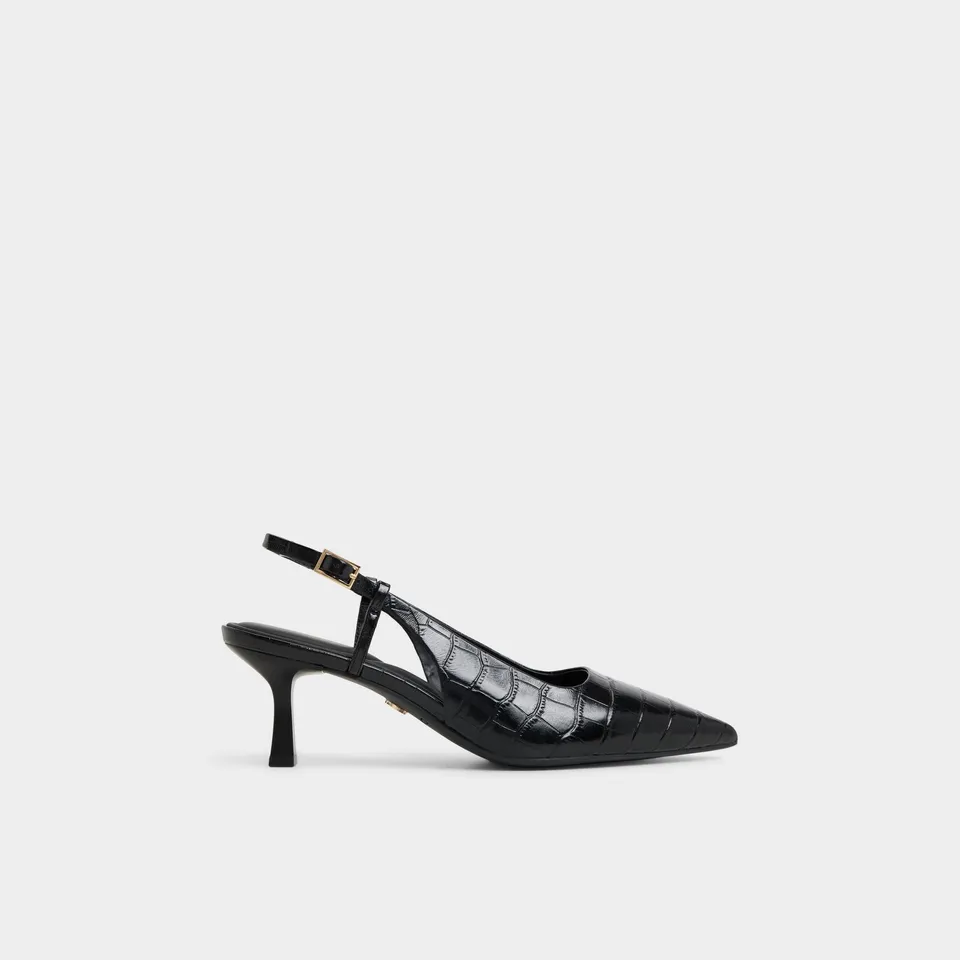 ALDO Adan escarpins noirs petit talon