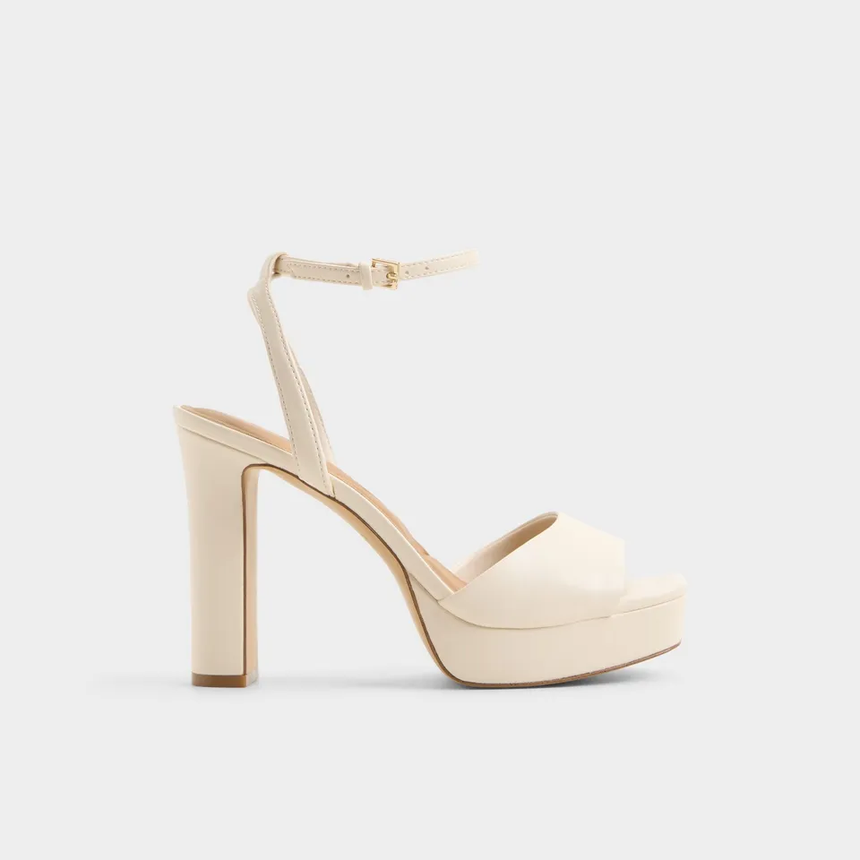 ALDO Chicgleam bottes blanches à talon