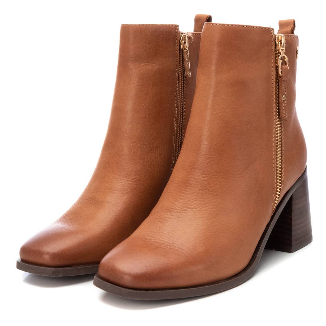 Carmela 16092902 bottine cuir marron talon 7 cm