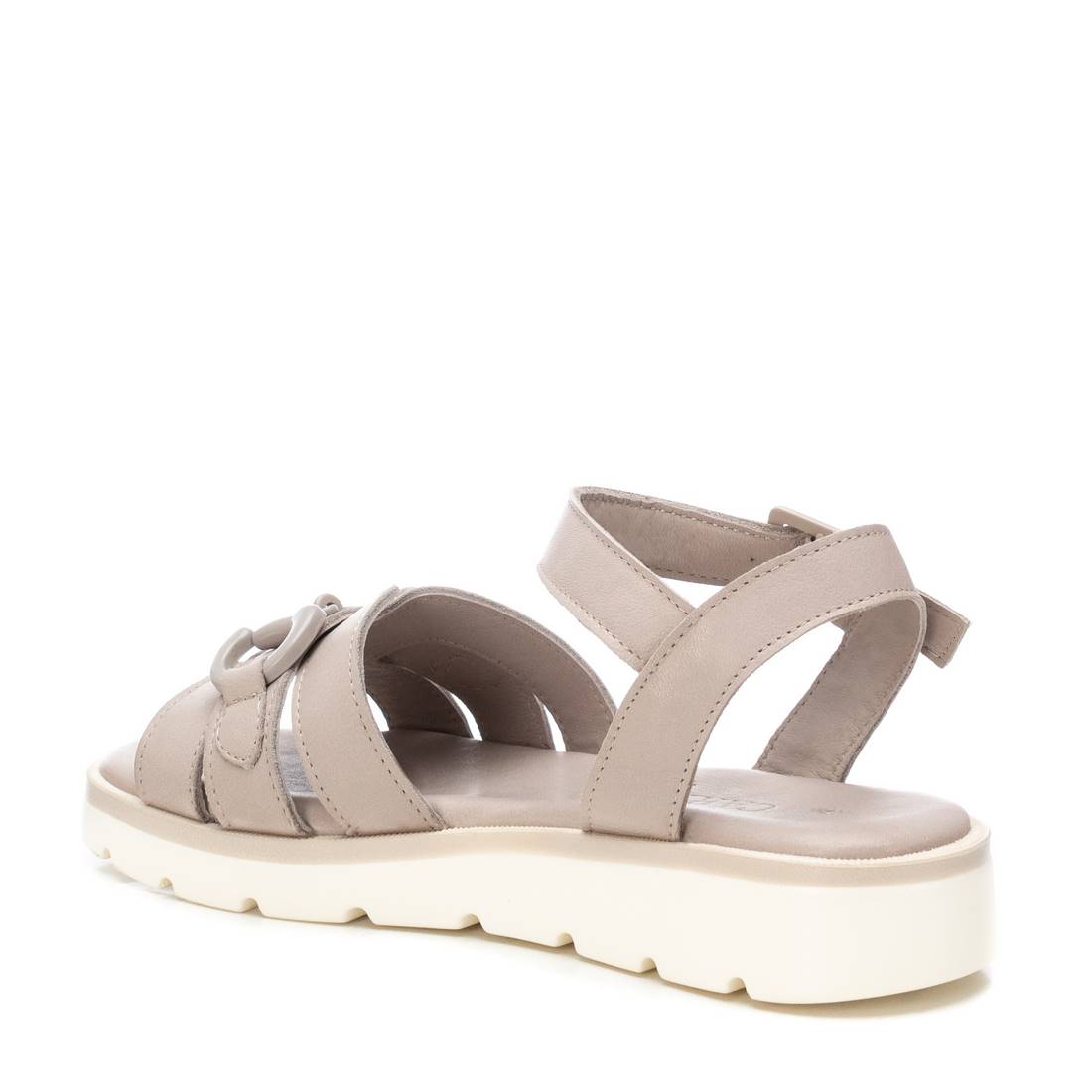 Carmela 16127003 sandales cuir blanc boucle